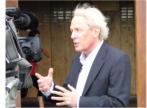 Paul Nicholas being interviewed at the PNSA Bromley launch